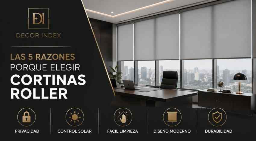 5 Razones Para Elegir Cortinas Rollers peru