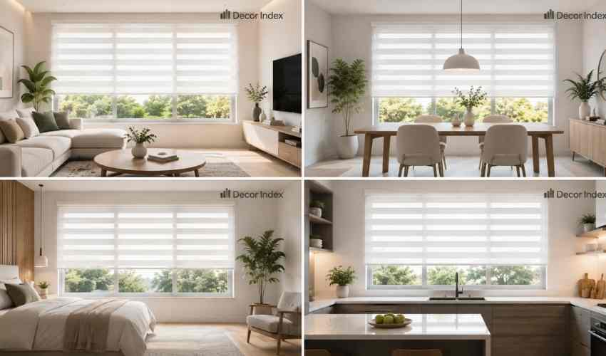 Cortinas Enrollables dia y noche