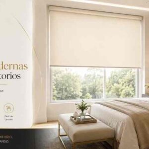 Cortinas Roller Modernas para Dormitorios