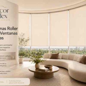 Cortinas Roller Para Ventanas Curvas
