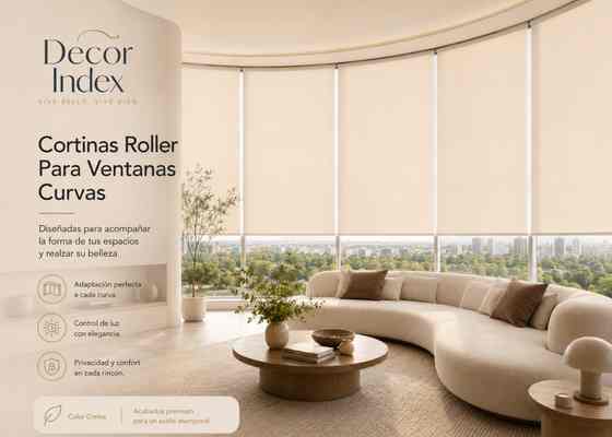 Cortinas Roller Para Ventanas Curvas Cortinas Roller Para Ventanas Curvas