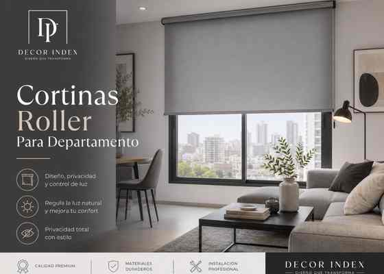 Cortinas Roller Para apartamento