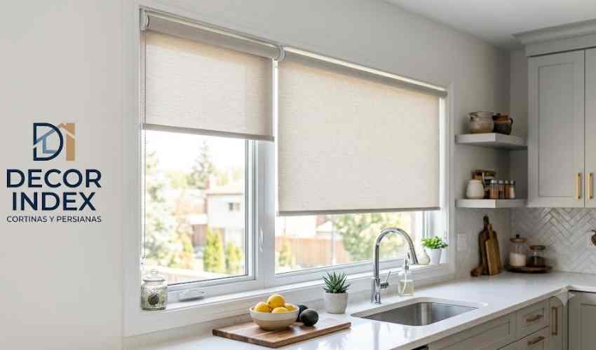 Cortinas roller para cocina