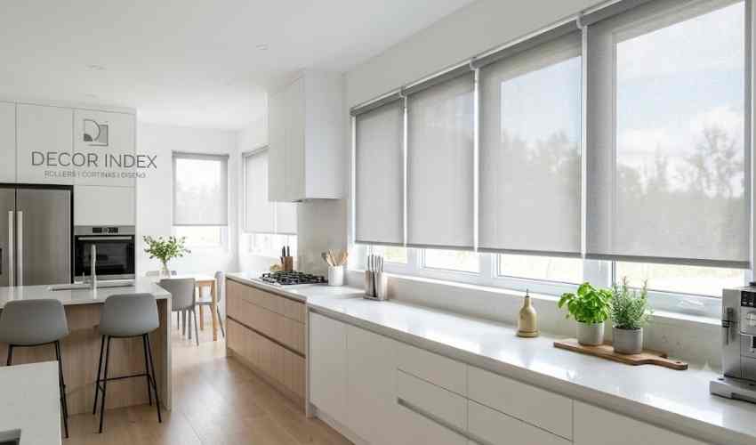 Cortinas roller para cocinas