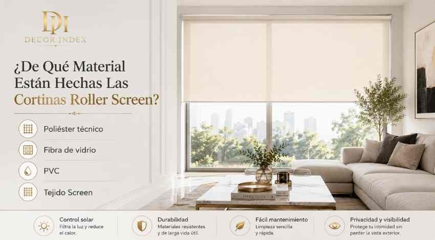 De Qué Material Están Hechas Las Cortinas Roller