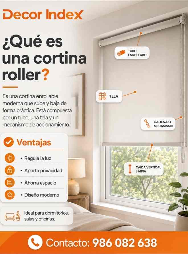 Qué es roller en cortinas
