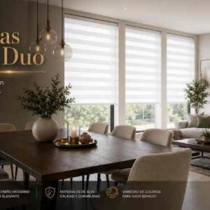 Venta de Cortinas Roller Duo