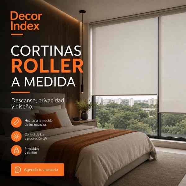 cortinas roller hecha a medida