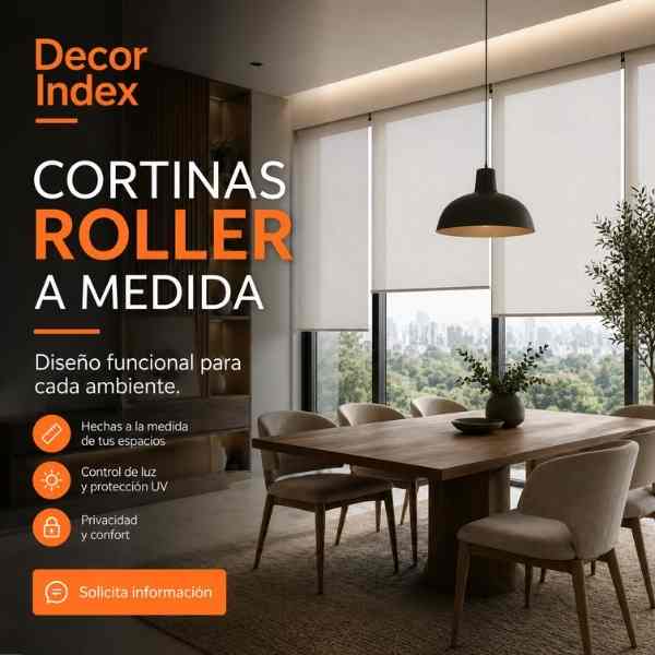 cortinas roller sobre medida