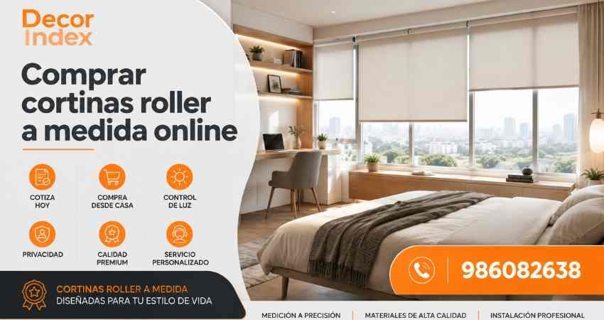 Comprar cortinas roller a medida online