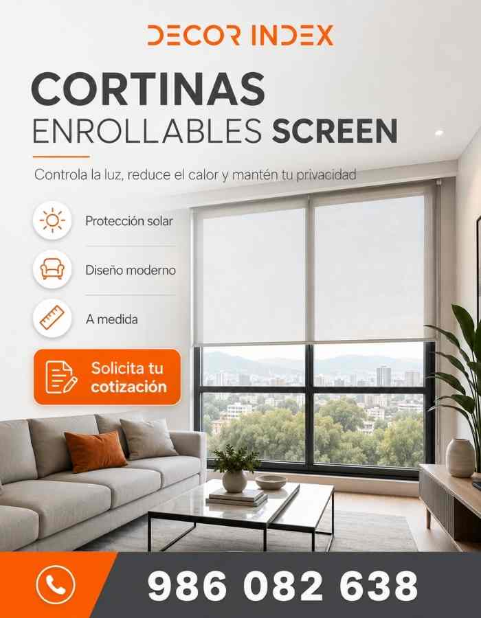Cortinas enrollables screen