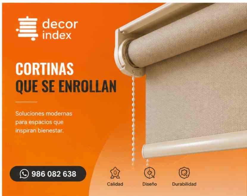 Cortinas que se Enrollan y desenrollan