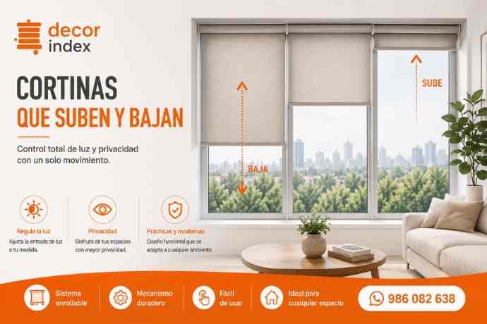 Cortinas que suben y bajan