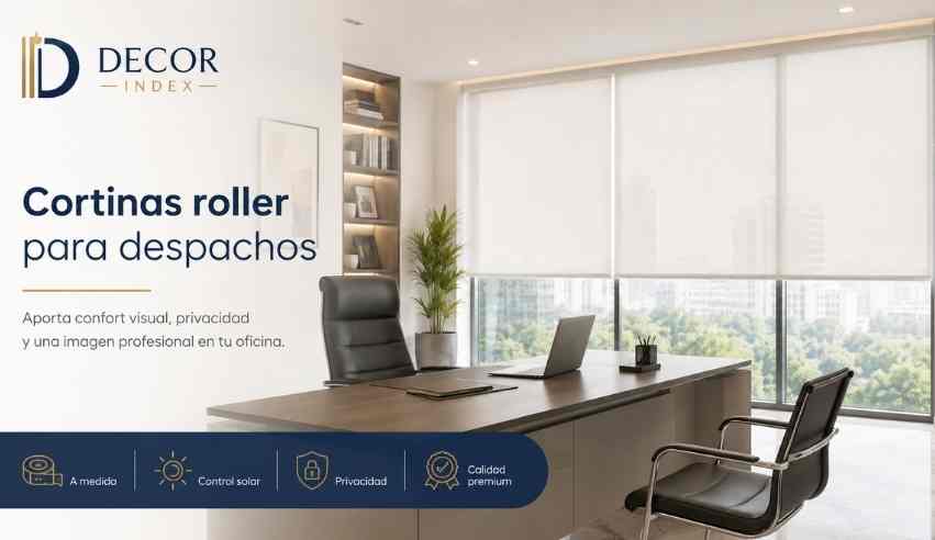 Cortinas roller para despachos