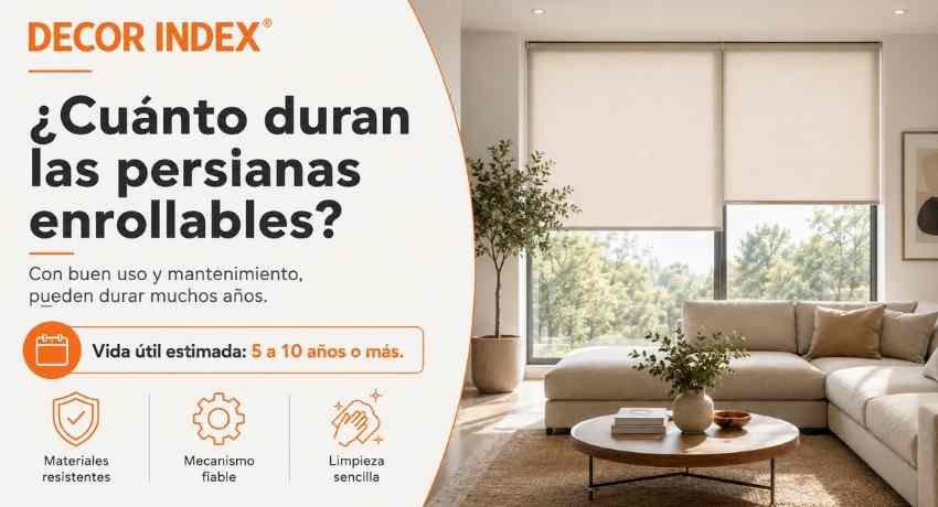 Cuánto duran las persianas enrollables