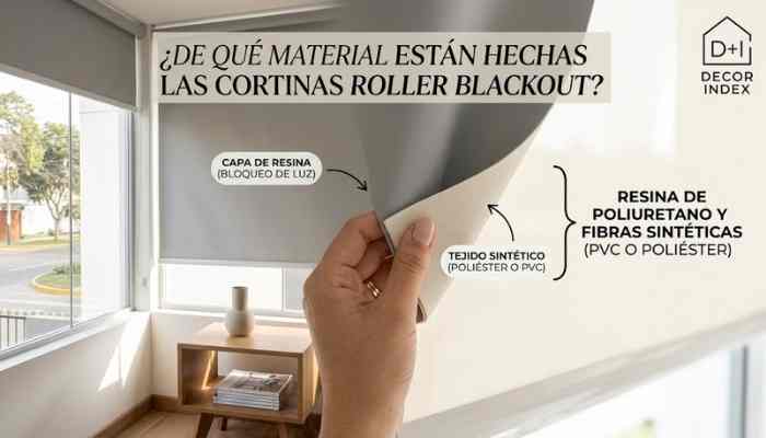 De Qué Material Están Hechas las Cortinas Roller Blackout