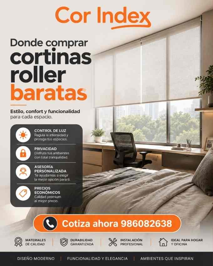 Donde comprar cortinas roller economicas