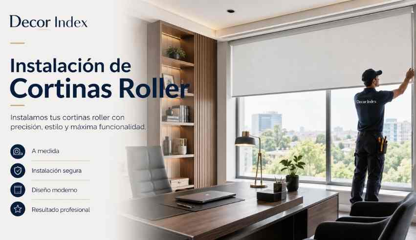 Instalacion de Cortinas Roller