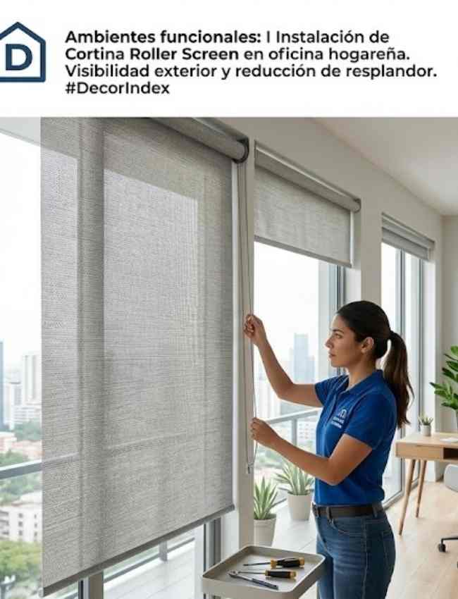 Instalacion de Cortinas Rollers
