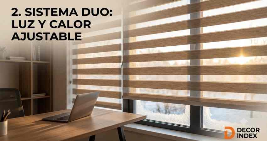 Qué cortinas rollers son las más efectivas para el invierno