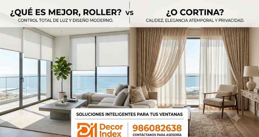Qué es mejor, roller o cortinas lima peru