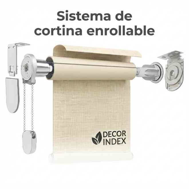 Sistema de cortina enrollable