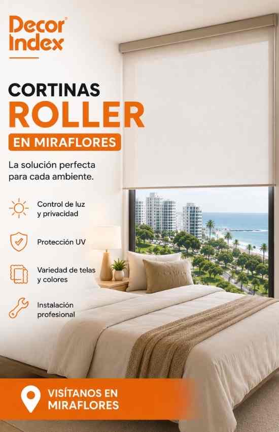 venta de cortinas roller en Miraflores