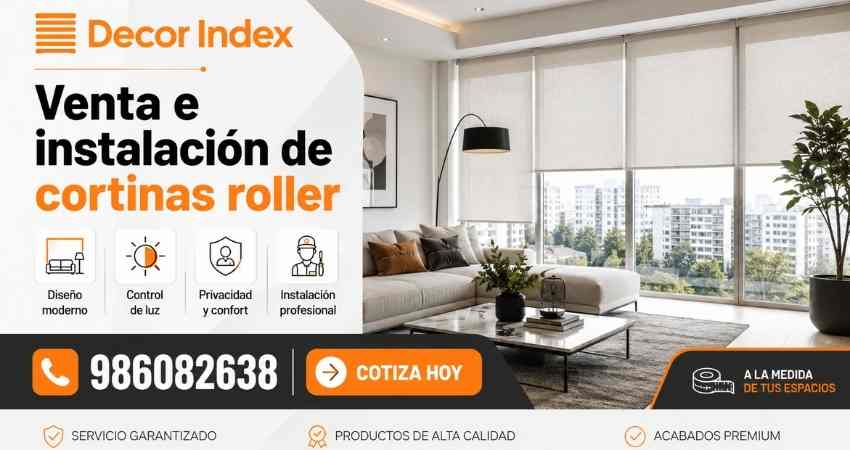 venta e instalacion de cortina roller