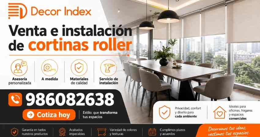 ventas e instalaciones de cortinas roller