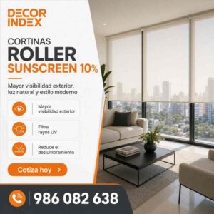 Cortinas Roller Sunscreen 10%