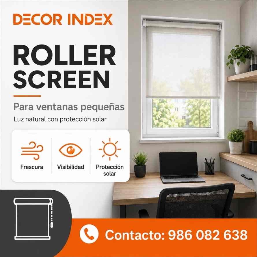 Cortinas Roller para Ventanas Pequeñas