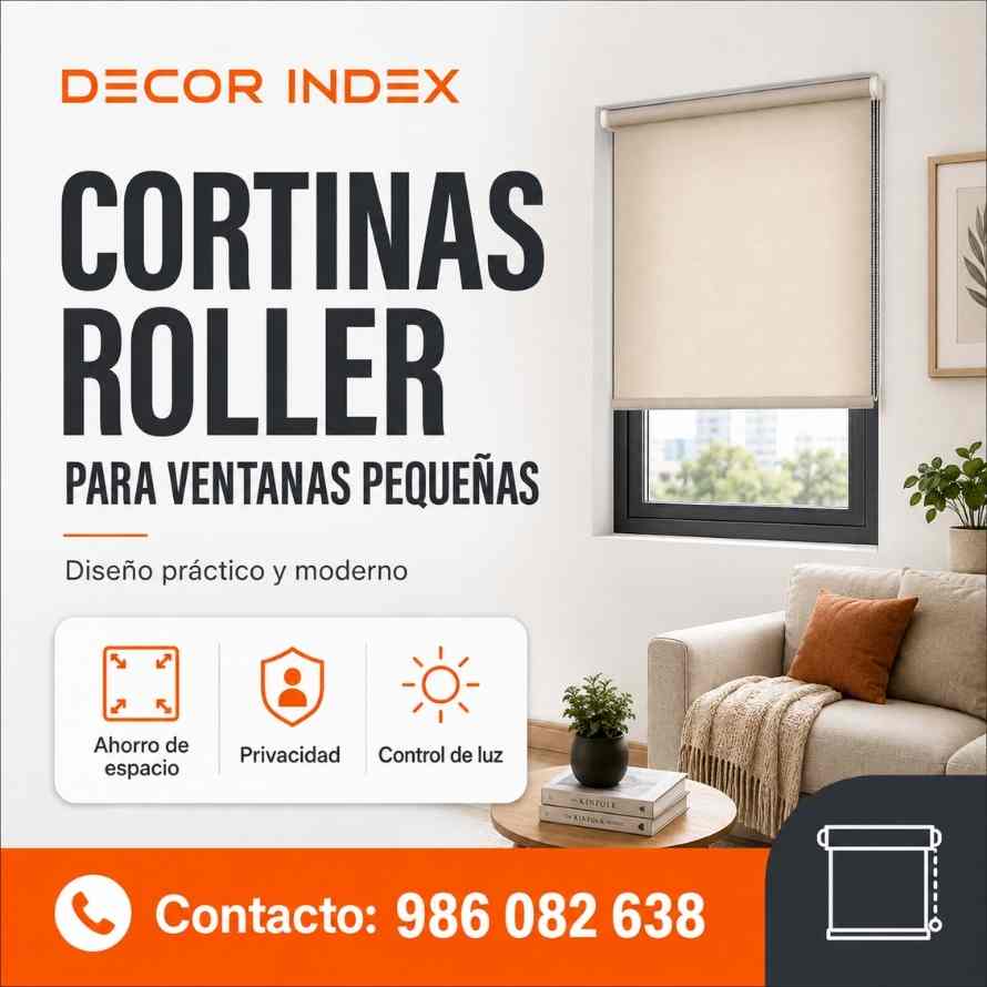 Cortinas Roller para Ventanas muy Pequeñas
