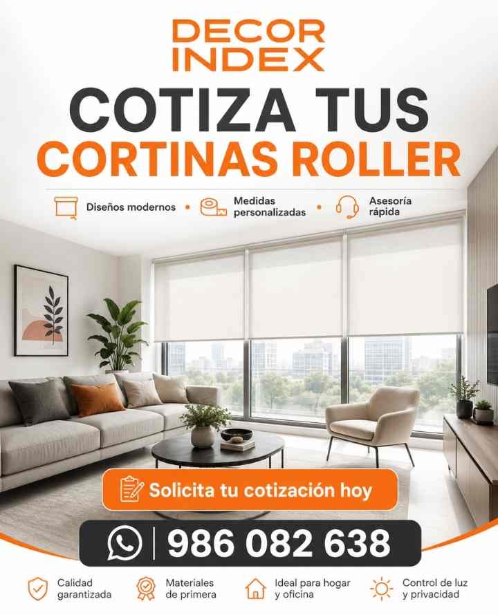 Cotización cortinas roller